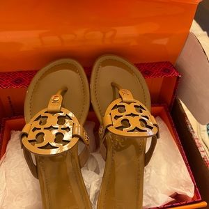 Tory Burch Miller Sandals patent leather